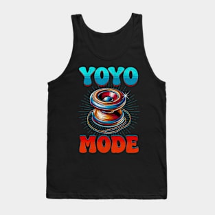 YoYo Mode On Retro Spinner Enthusiast YoYo Hobbyist Vintage Tank Top
